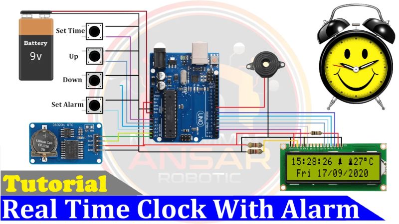 Real Time Clock With Alarm Using Arduino And Rtc Ds3231 Ma Robotic - High Quality High Resolution Space Wallpapers | Free Download