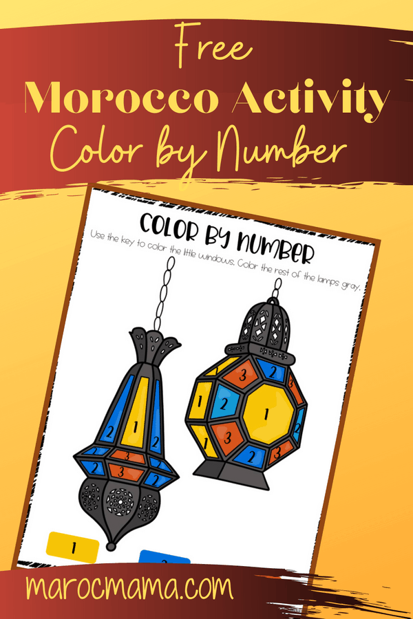 Signup to get the inside scoop from our monthly newsletters. 3 Free Morocco Color By Number Activity Pages For Preschoolers Marocmama