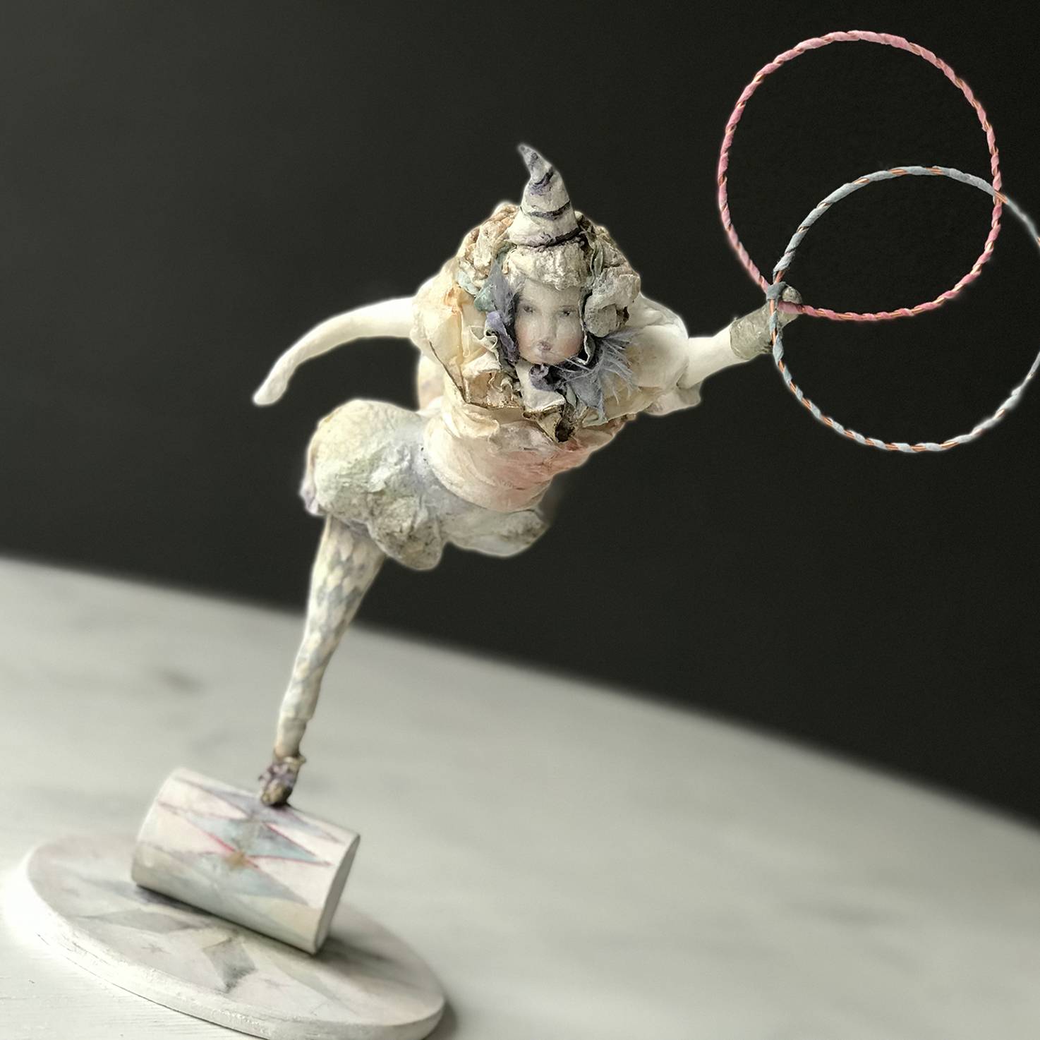 handmade circus doll