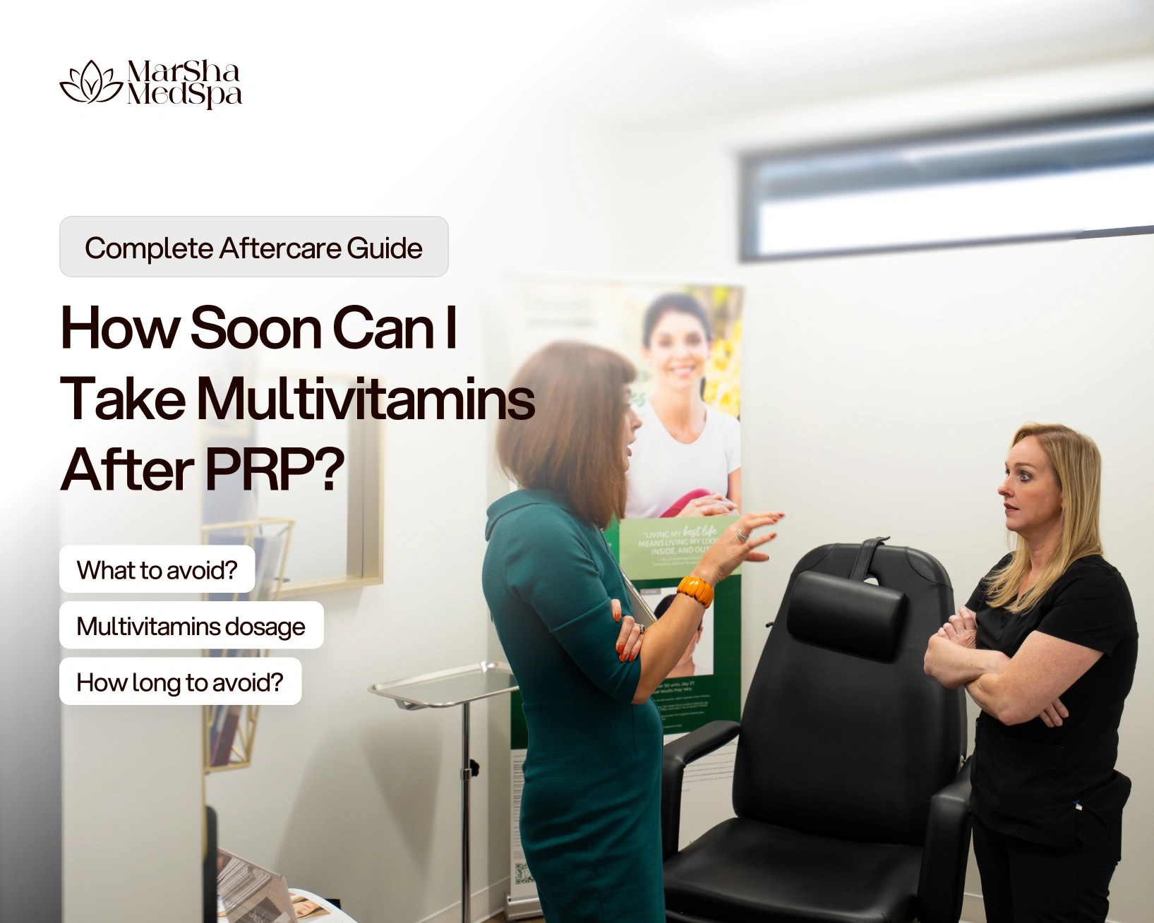 How Soon Can I Take Multivitamins After PRP? A Complete Aftercare Guide