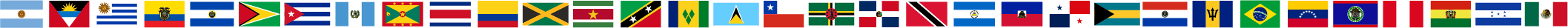 Banderas de países latinos