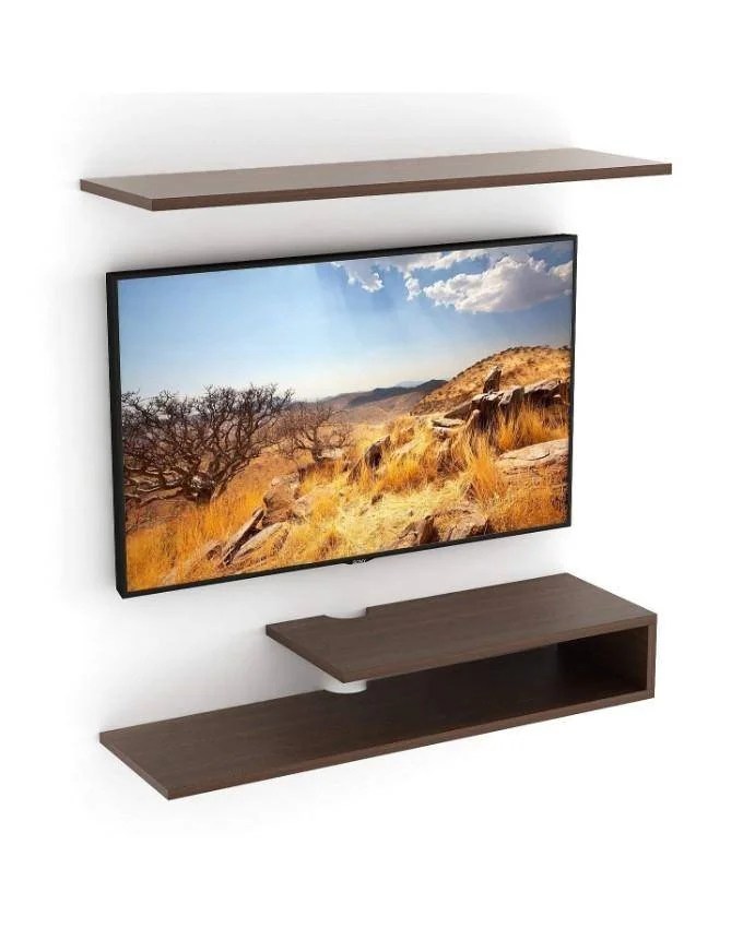 Tv Entertainment Center Unit Table Brown
