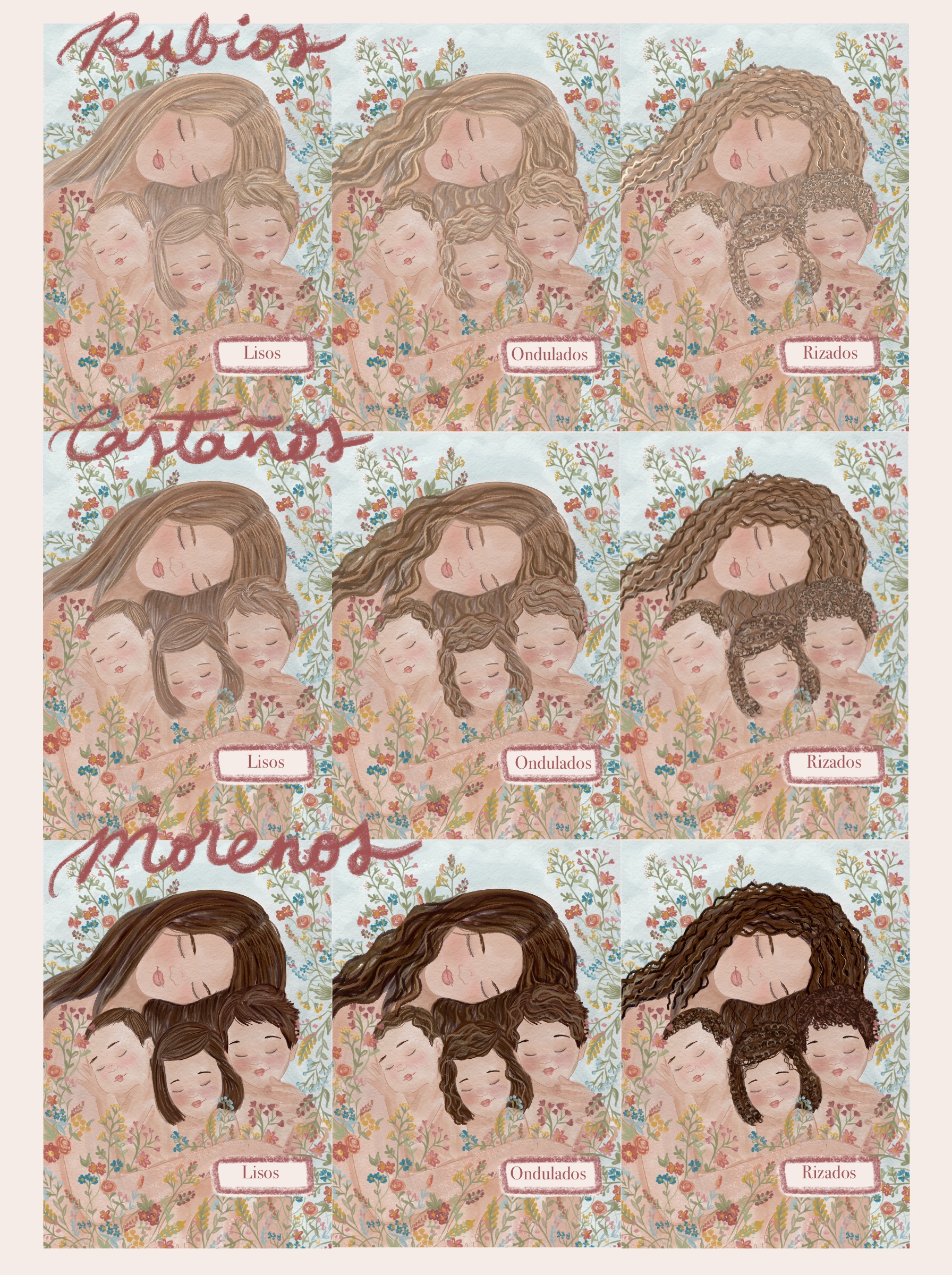 Lámina maternidad personalizada