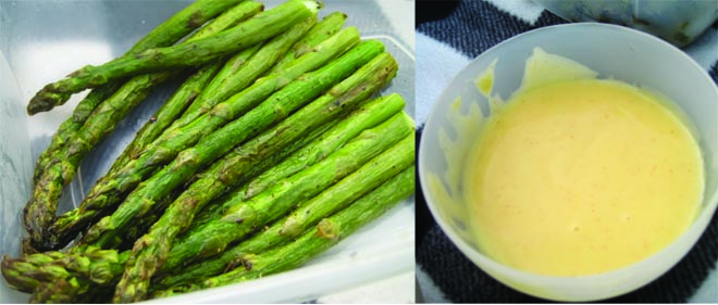 Life doesn't get much better than asparagus and mayonaisse