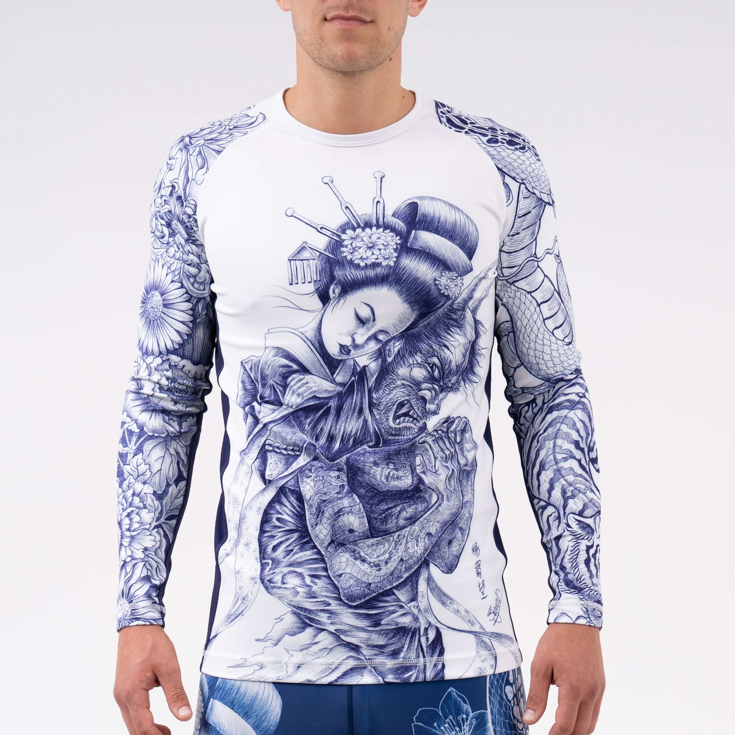 Meerkatsu Heavenly Mata Leao Rashguard – Long Sleeve – Martial