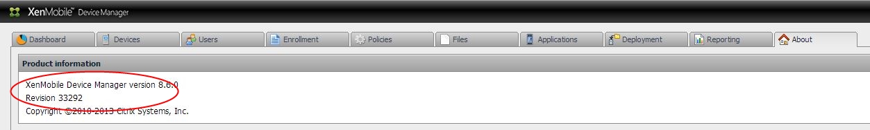 How to Patch XenMobile Device Manager and check the result