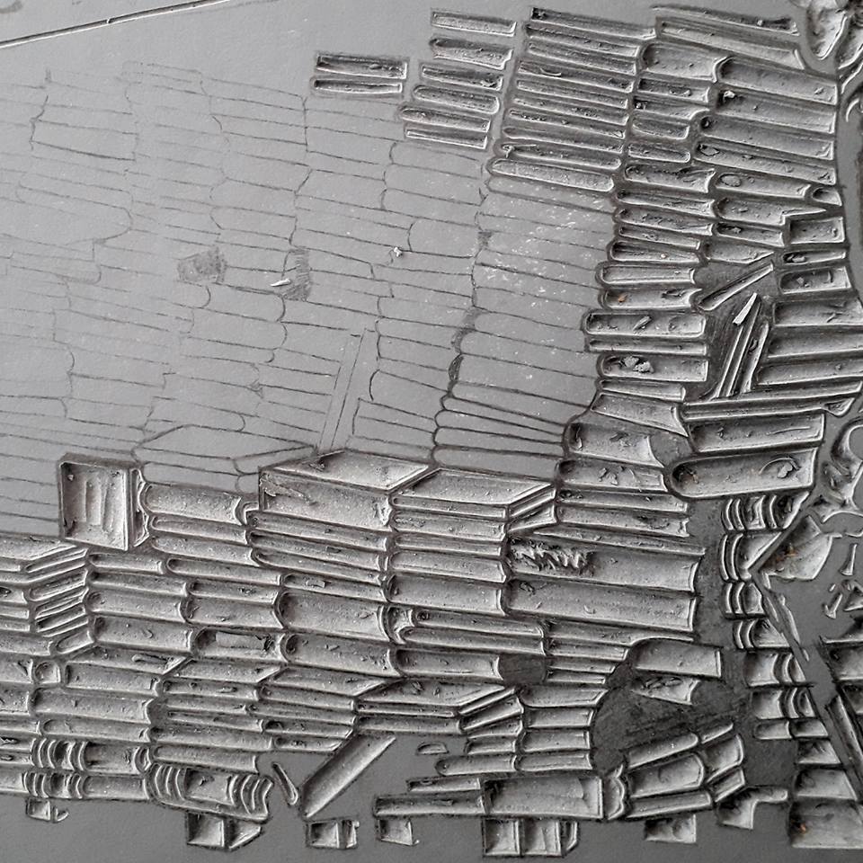 #linorez #dubljenje u linoleumu