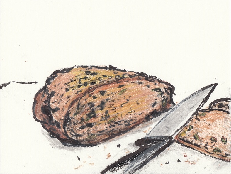 Wir Lernen Das Brot Zu Zeichnen