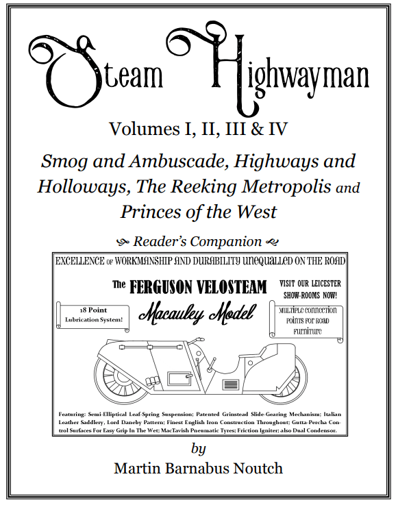 Steam Highwayman: Reader's Companion