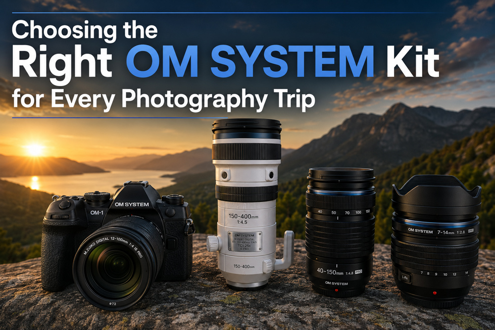 Choosing the Right OM System Kit for Every Photography Trip