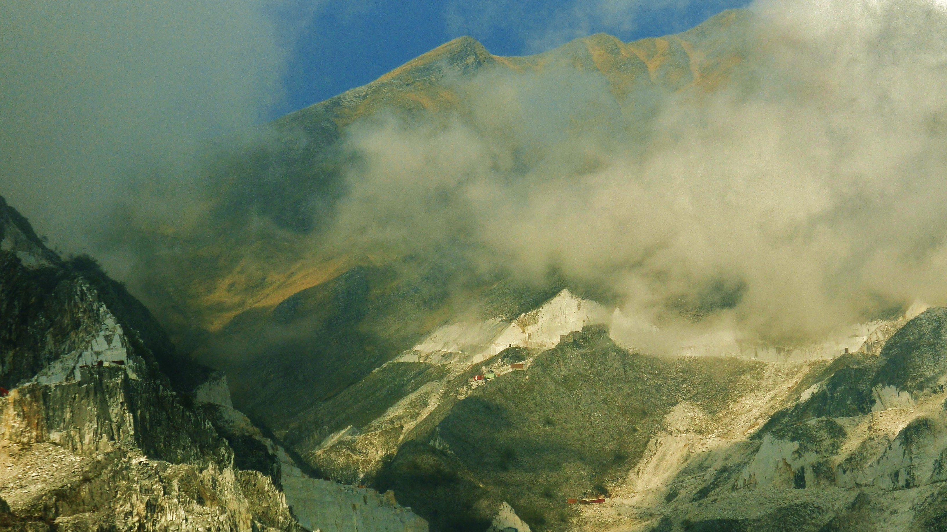 View from Colonnata, Lard Capitol of the World, Carrara, Italy