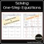 One Step Equations Guided Notes – Printable PDF Template