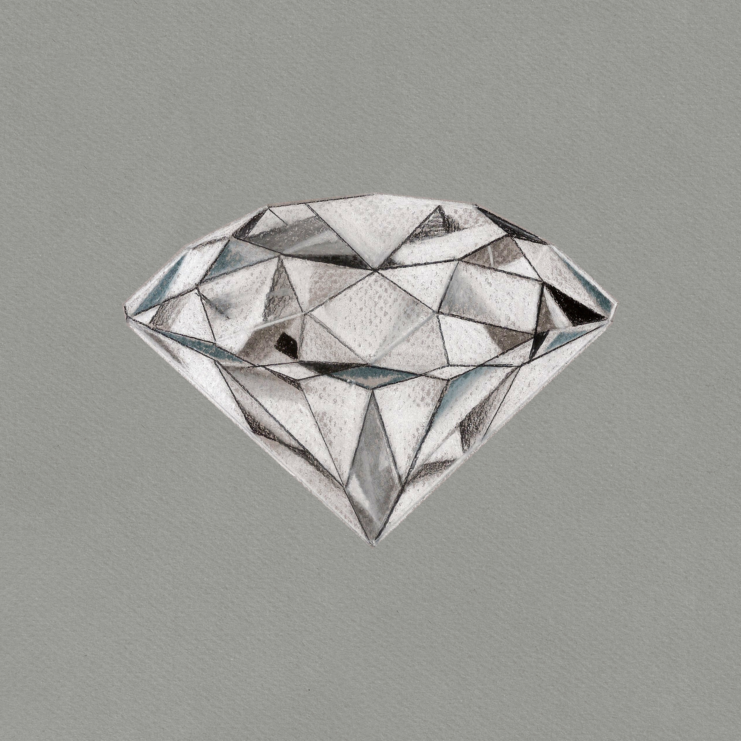 “#53 Family” (2014) Dibujo, lápiz y pastel sobre papel. Medidas 25 x 25 cm. Film: Family Plot (1976) Dir. Alfred Hitchcock.