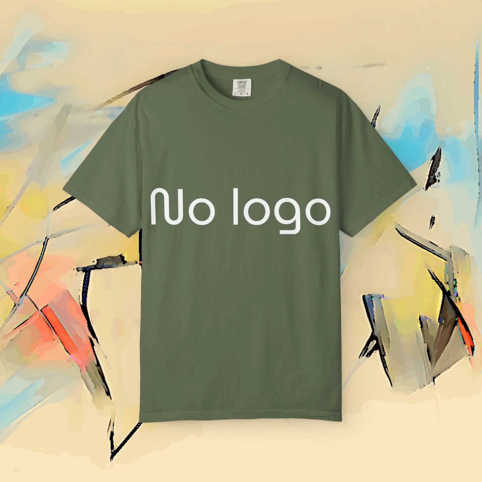No Logo Inspirational Minimalist Street Art Tee - Clean Aesthetic Graphic – Lineart Bella+Canvas T-shirt by Martume (Additional view 13)