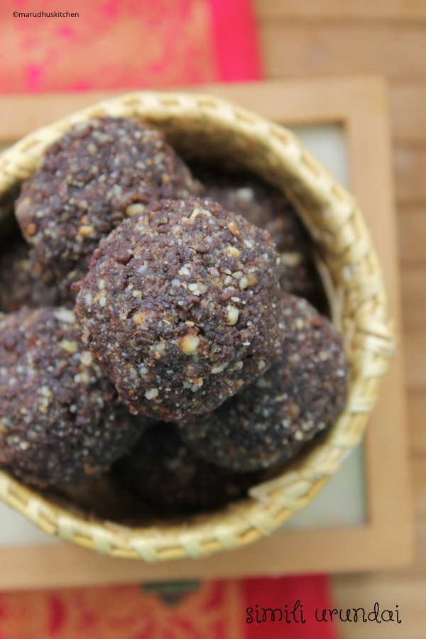 ragi simili / simili urundai/ ragi peanut sesame(ellu) balls