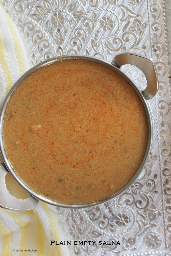 plain salna recipe / street style empty salna