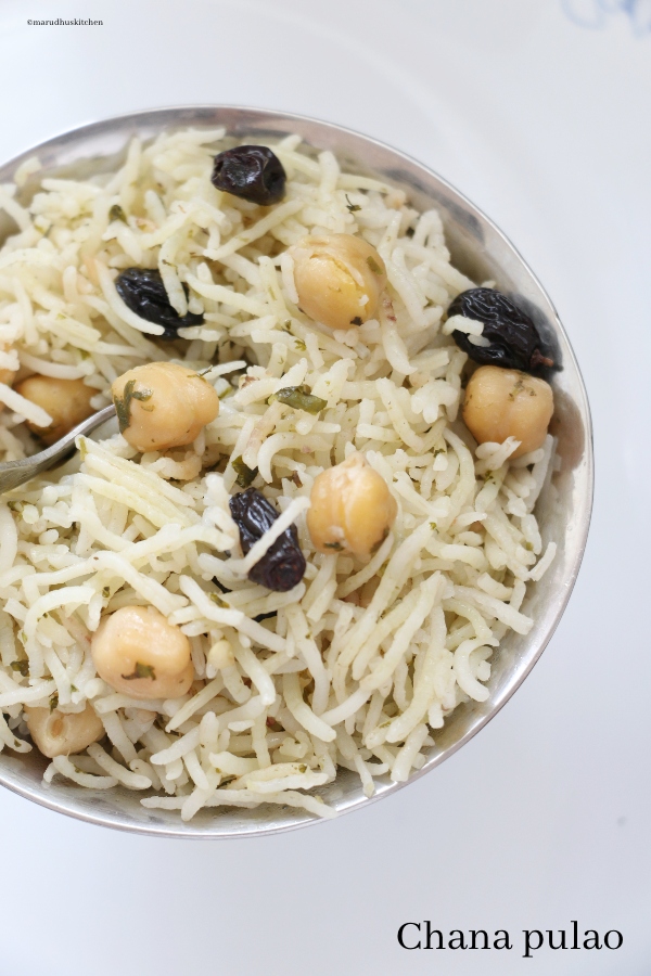 kabuli chana pulao recipe /channa(chickpeas) rice