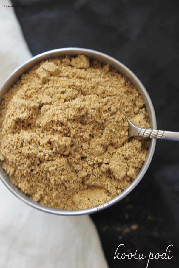 kootu podi / kootu powder recipe