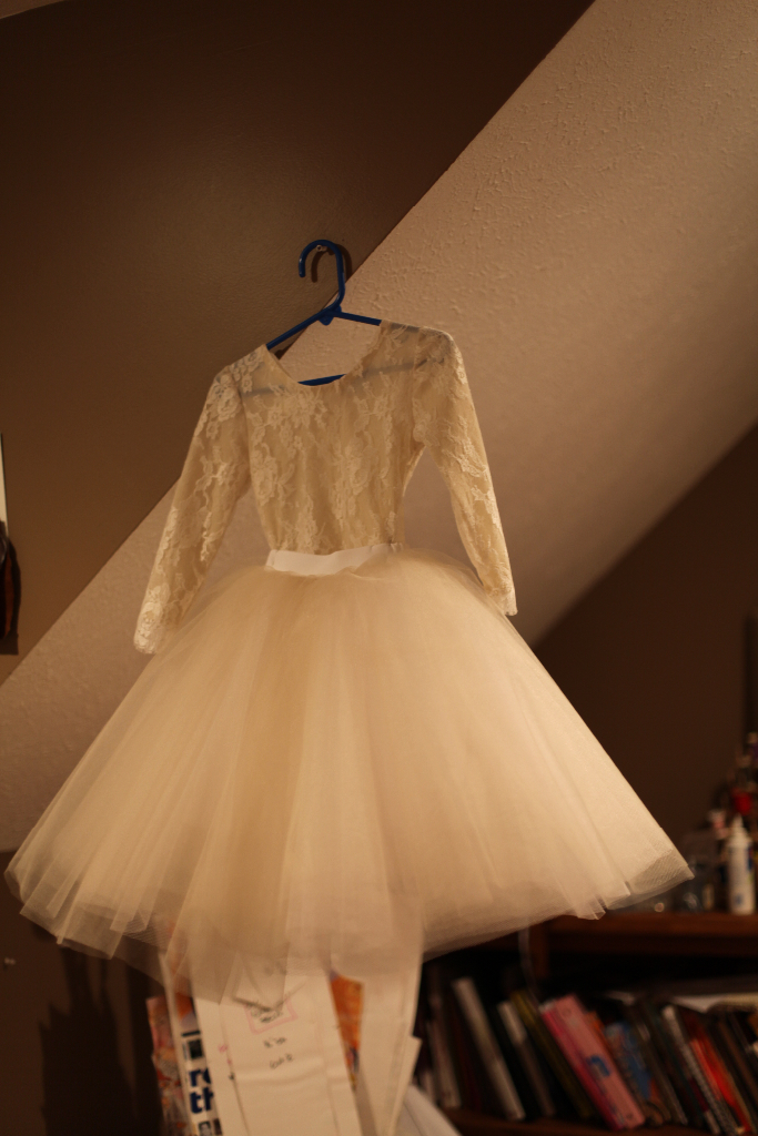 Lace leotard, flower girl lace dress, tulle ivory champagne tulle skirt tutu, wedding dress, russian, ukrainian