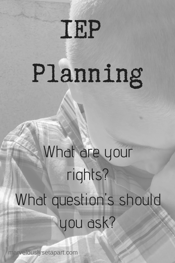 IEP planning
