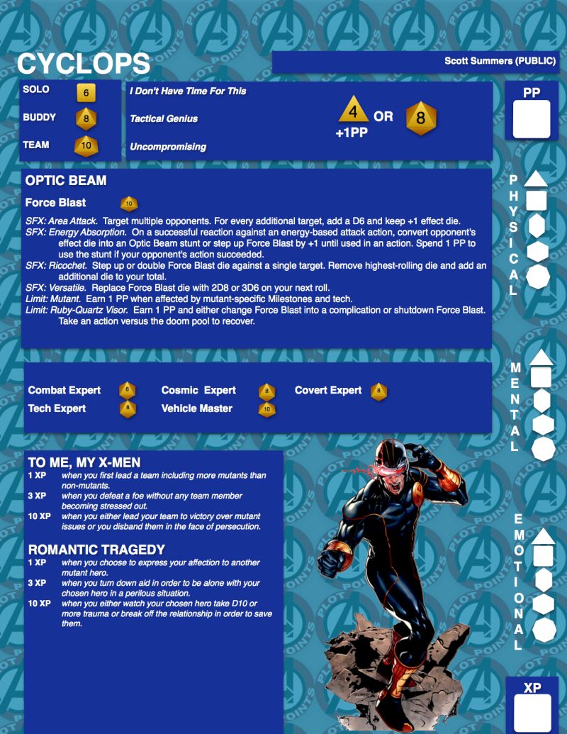 Fearsome Avengers Cyclops Marvel Plot Points - Full HD Colorful Arts for Desktop