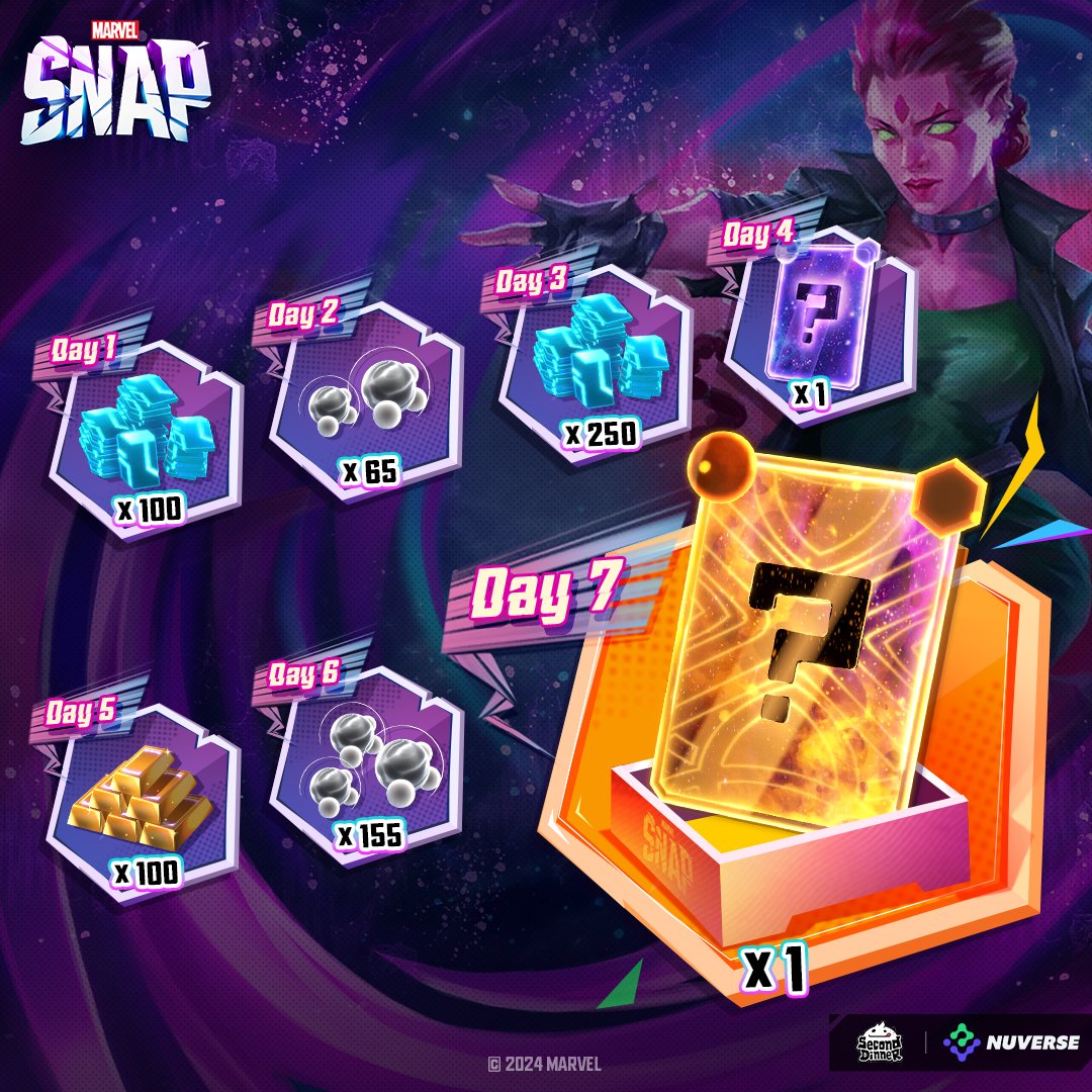 7 Day Event Login Rewards - 5/22/2024 - 5/30/2024 - Marvel Snap Zone