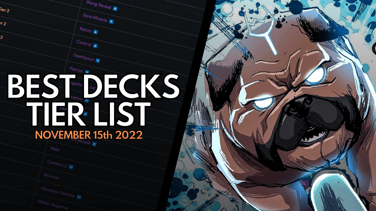 Marvel Snap decks - Best meta cards for November 2022