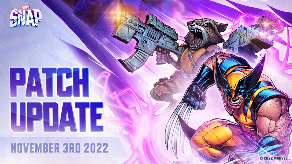 Patch Update November 3, 2022