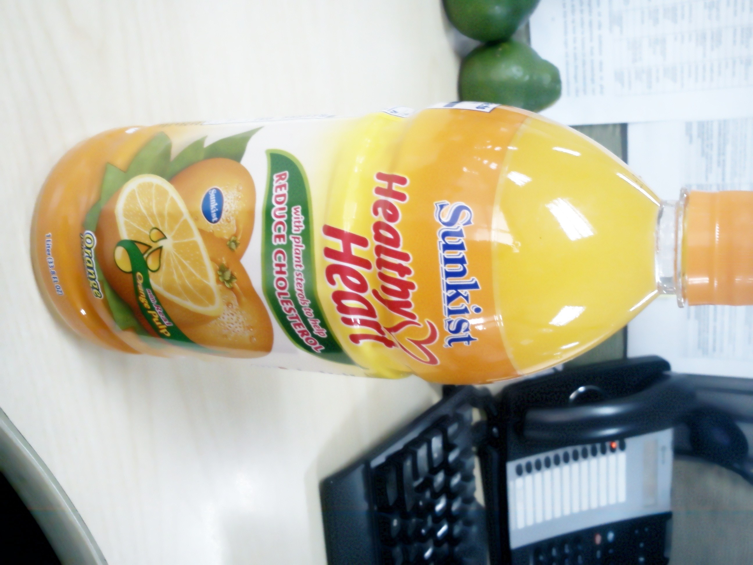 Sunkist Healthy Heart Orange Juice Drink Monkeymarxcellus