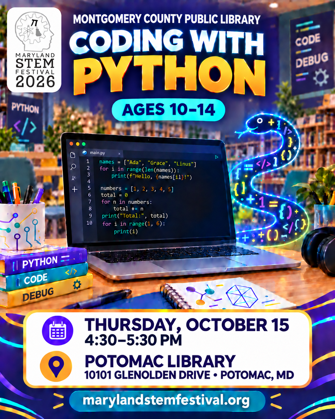 coding with python october 15 2026