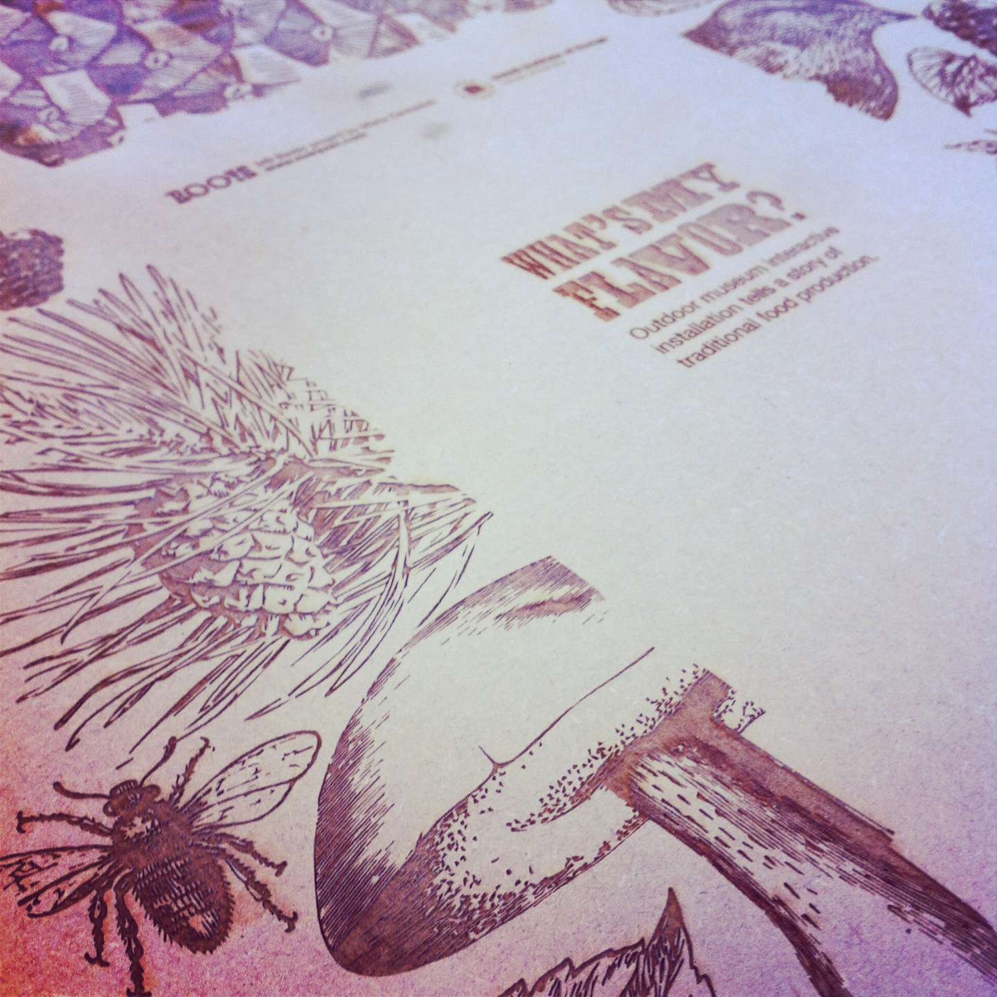 Laser engraved prototype shell