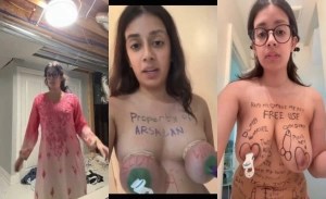 Sexy paki Girl Shows Boobs and pussy