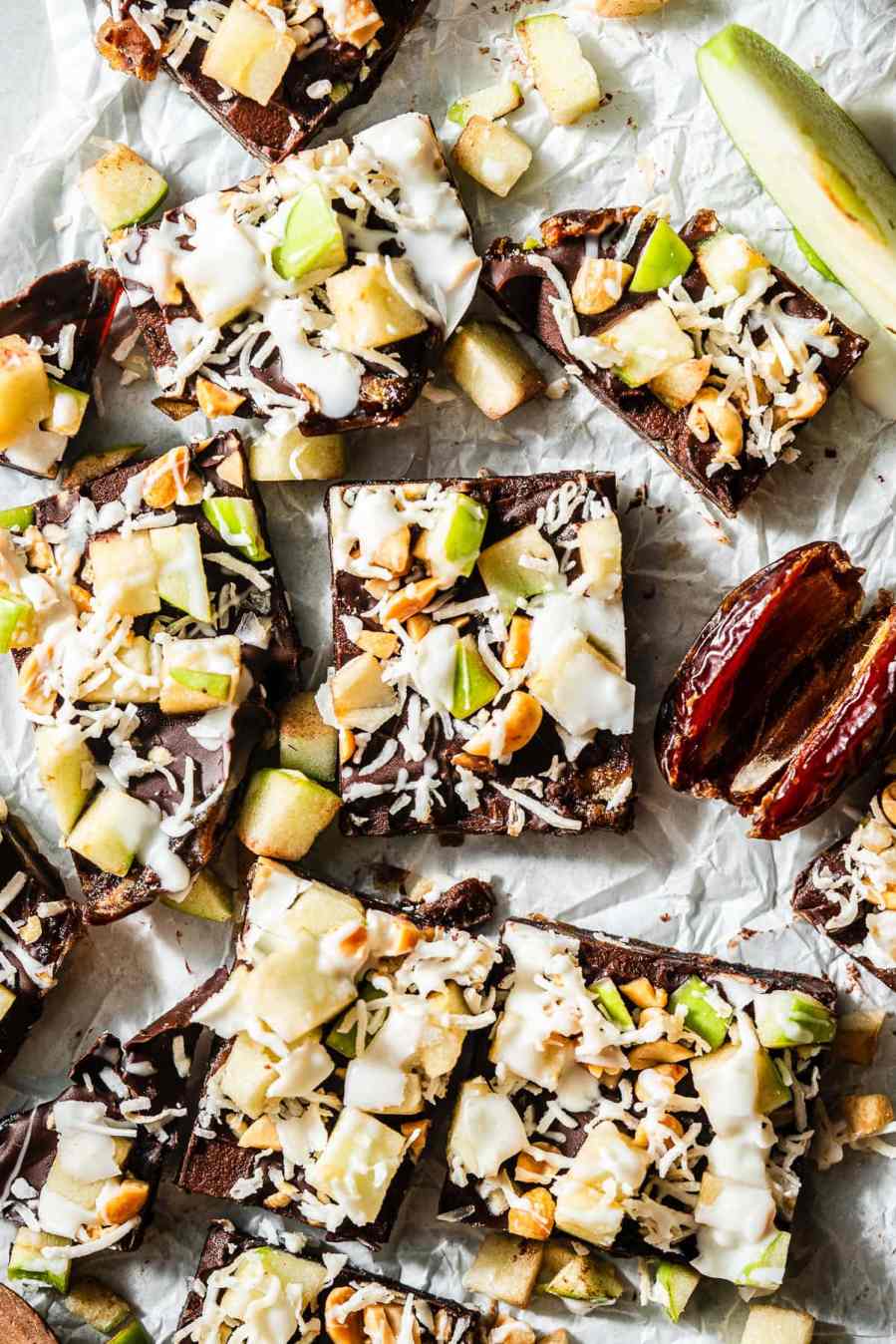 Caramel Apple Date Bark