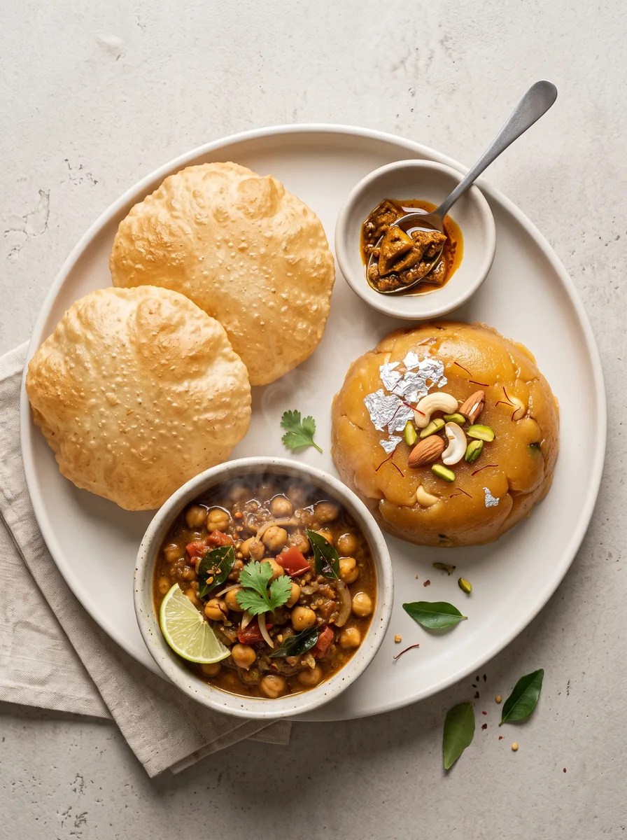 Halwa Chana Puri