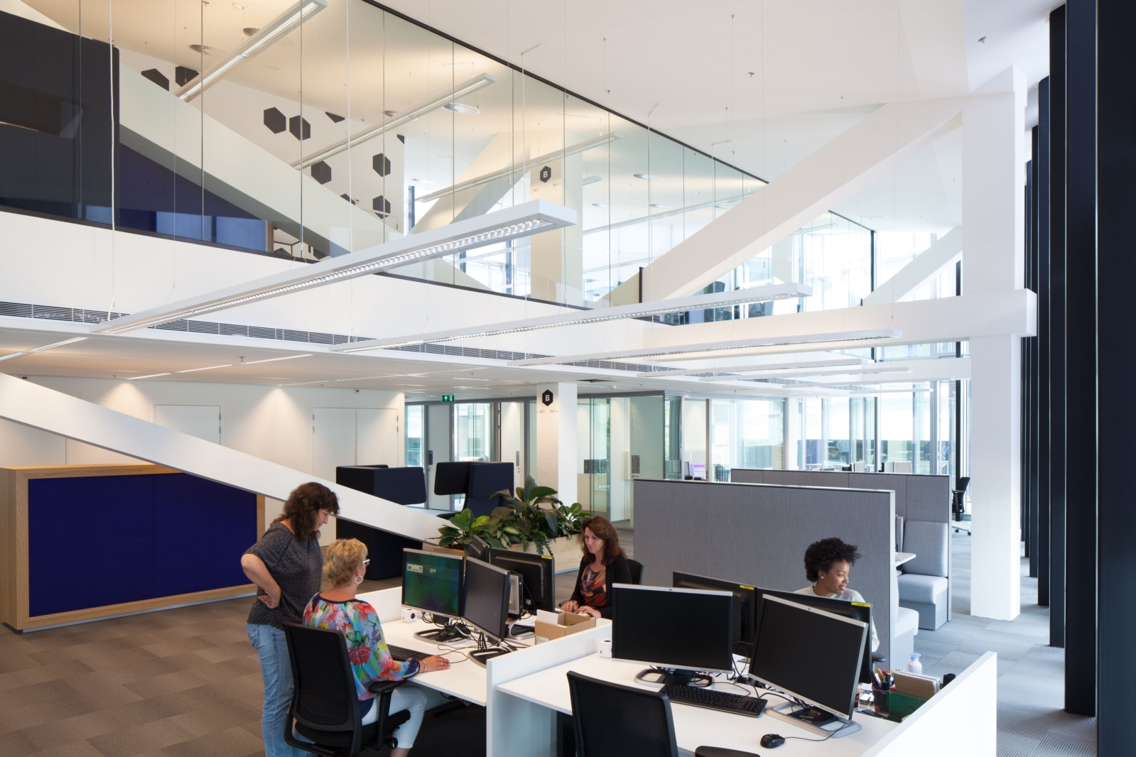 Municipality offices with flex working places