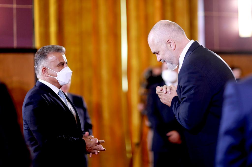 General Ibrahim with Edi Rama