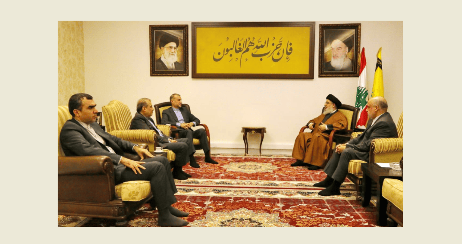 الدكتور حسين أمير عبد اللهيان مجتمعا مع أمين عام حزب الله السيد حسن نصر الله