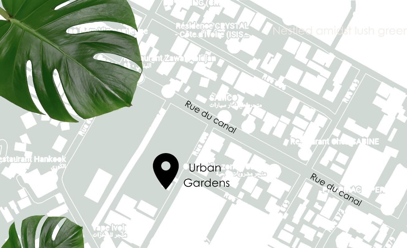 URBAN GARDENS Masharii Urban Map 