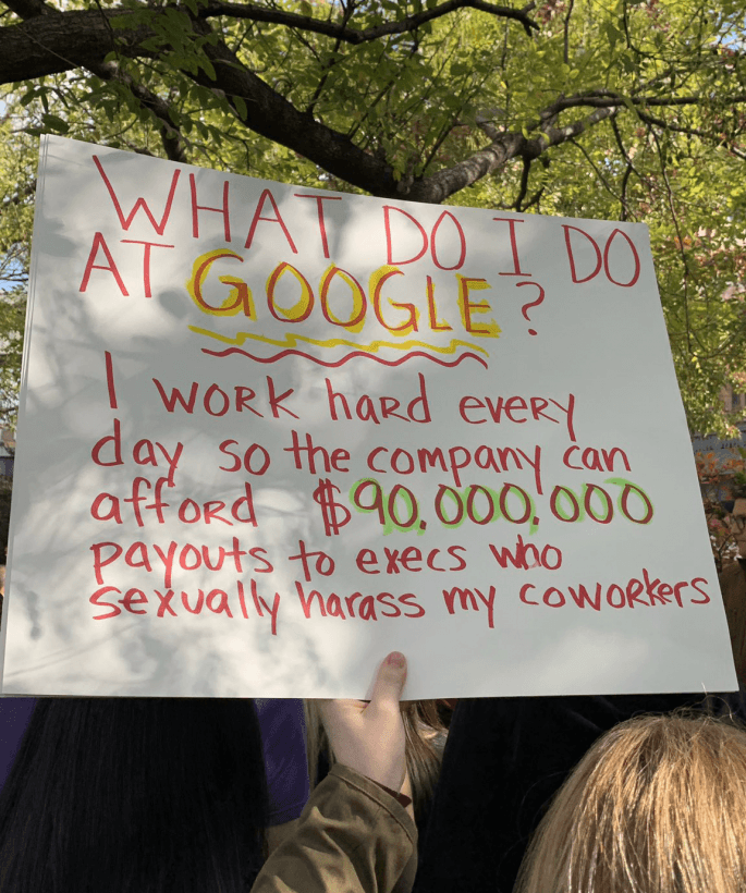 Google展開全球罷工抗議要求公司改善內部騷擾 歧視等問題 Mashdigi 科技 新品 趣聞 趨勢