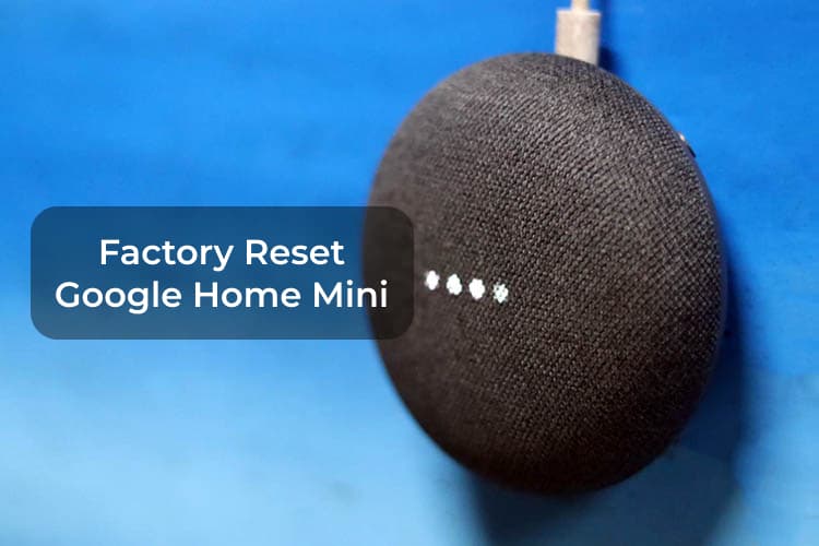 How to factory reset google home mini or nest mini