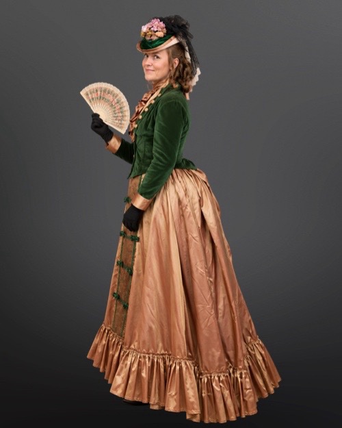Tournure-kostume anno 1870’erne