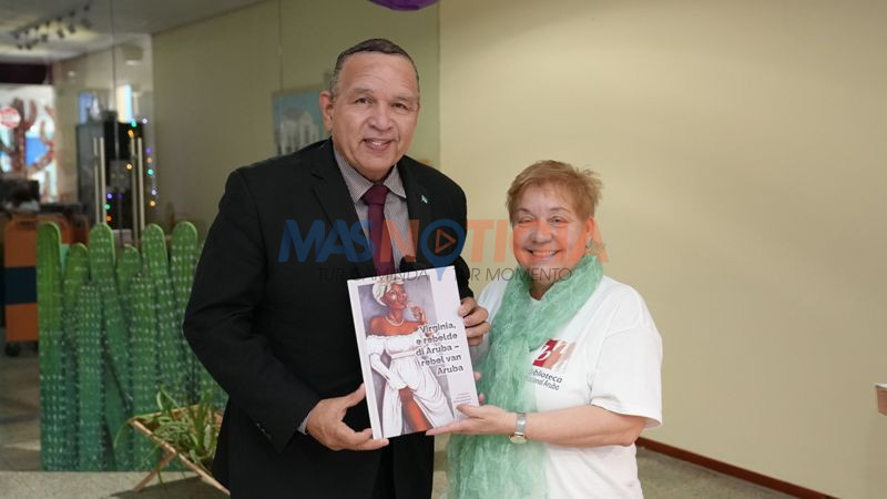 E aña aki dia 20 di augustus 2024 ta celebra 75 aña di trabou di biblioteca na Aruba