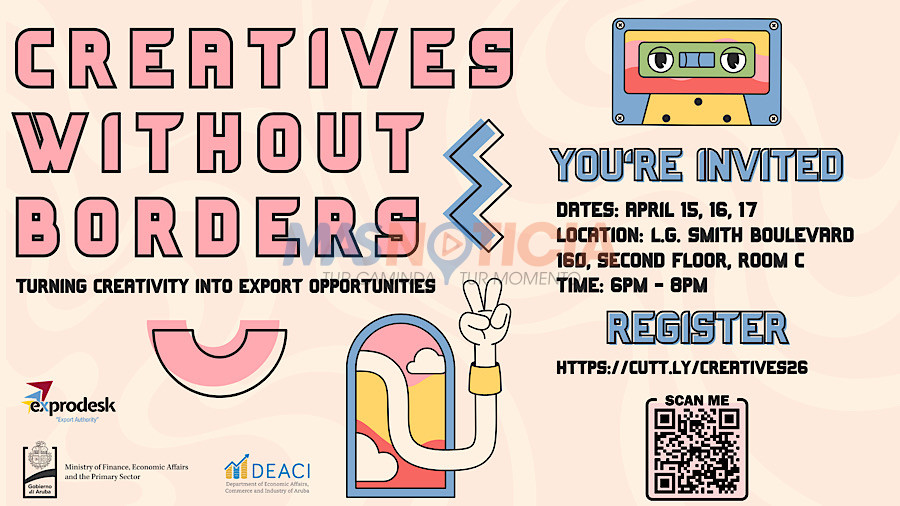 Exprodesk ta Lansa Workshop di 3 Dia: “Creatives Without Borders