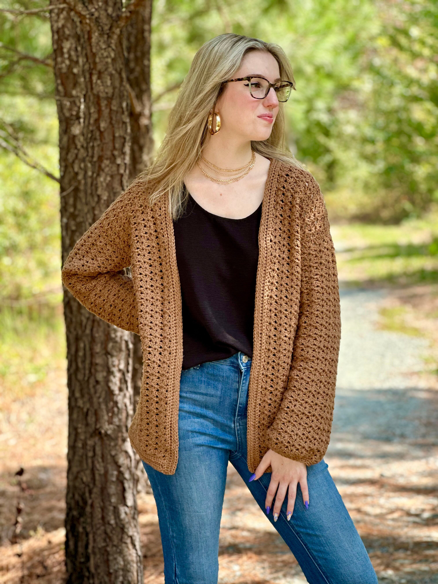 Cozy Crochet Cardigan - The Stella Cardigan - Mason Jar Yarn Designs Cozy Crochet Cardigan - The Stella Cardigan - Mason Jar Yarn Designs
