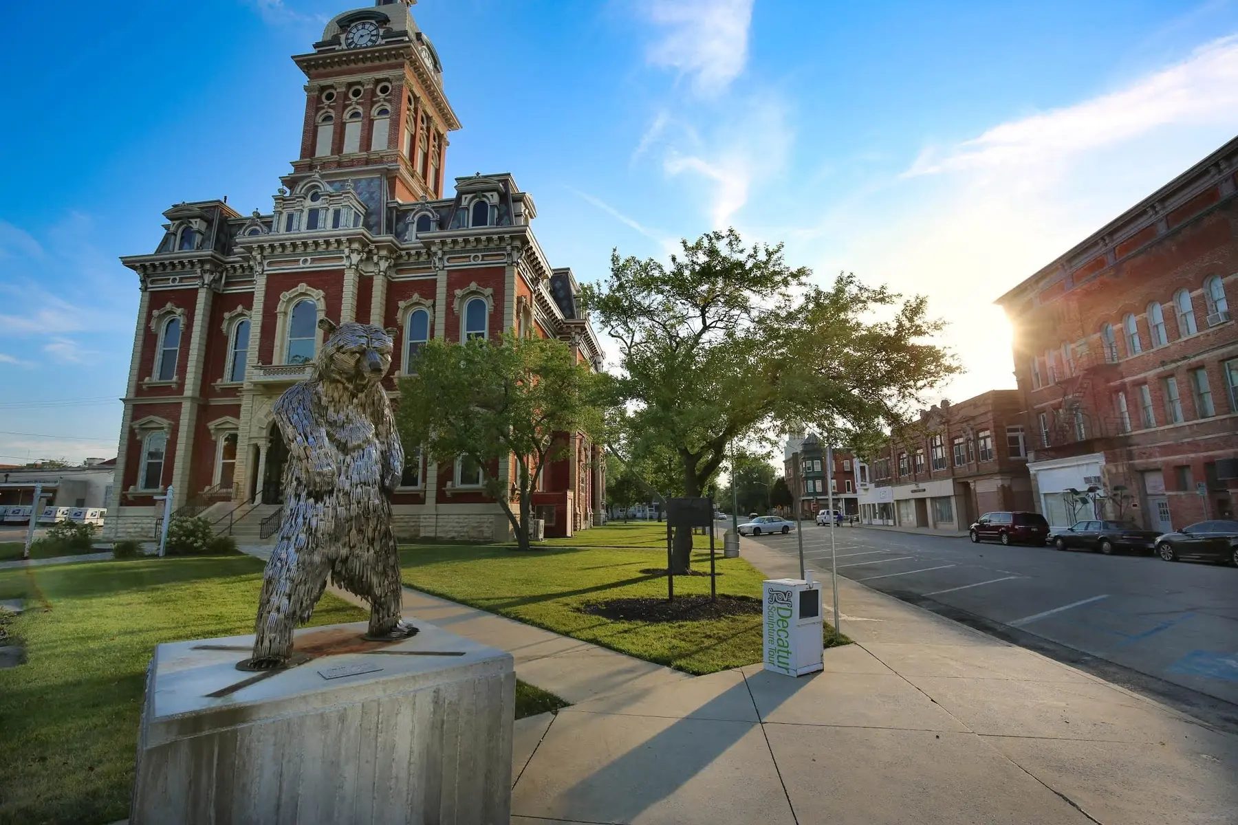 Historic downtown Decatur, Indiana