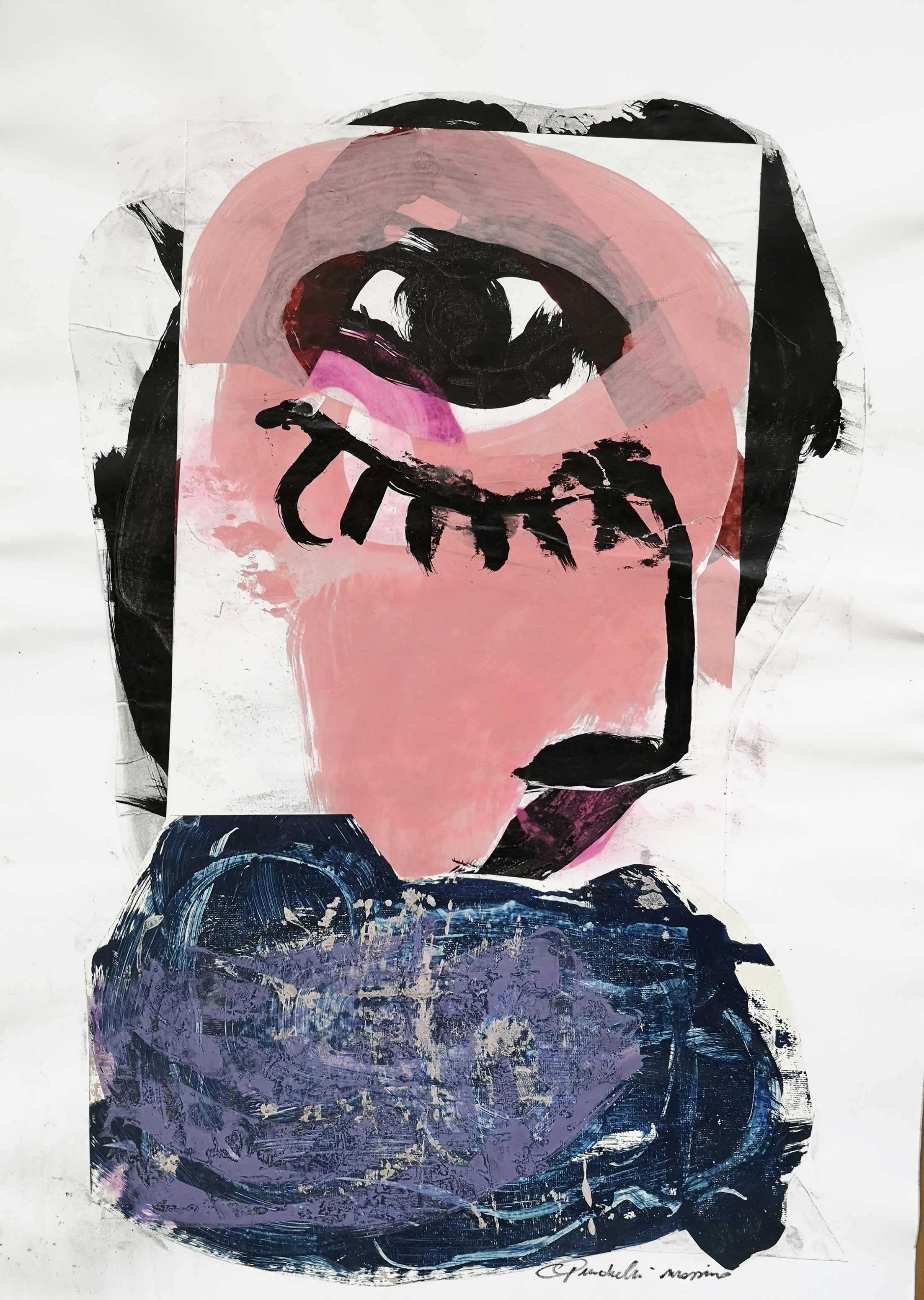 Massimo Quadrelli painting portrait