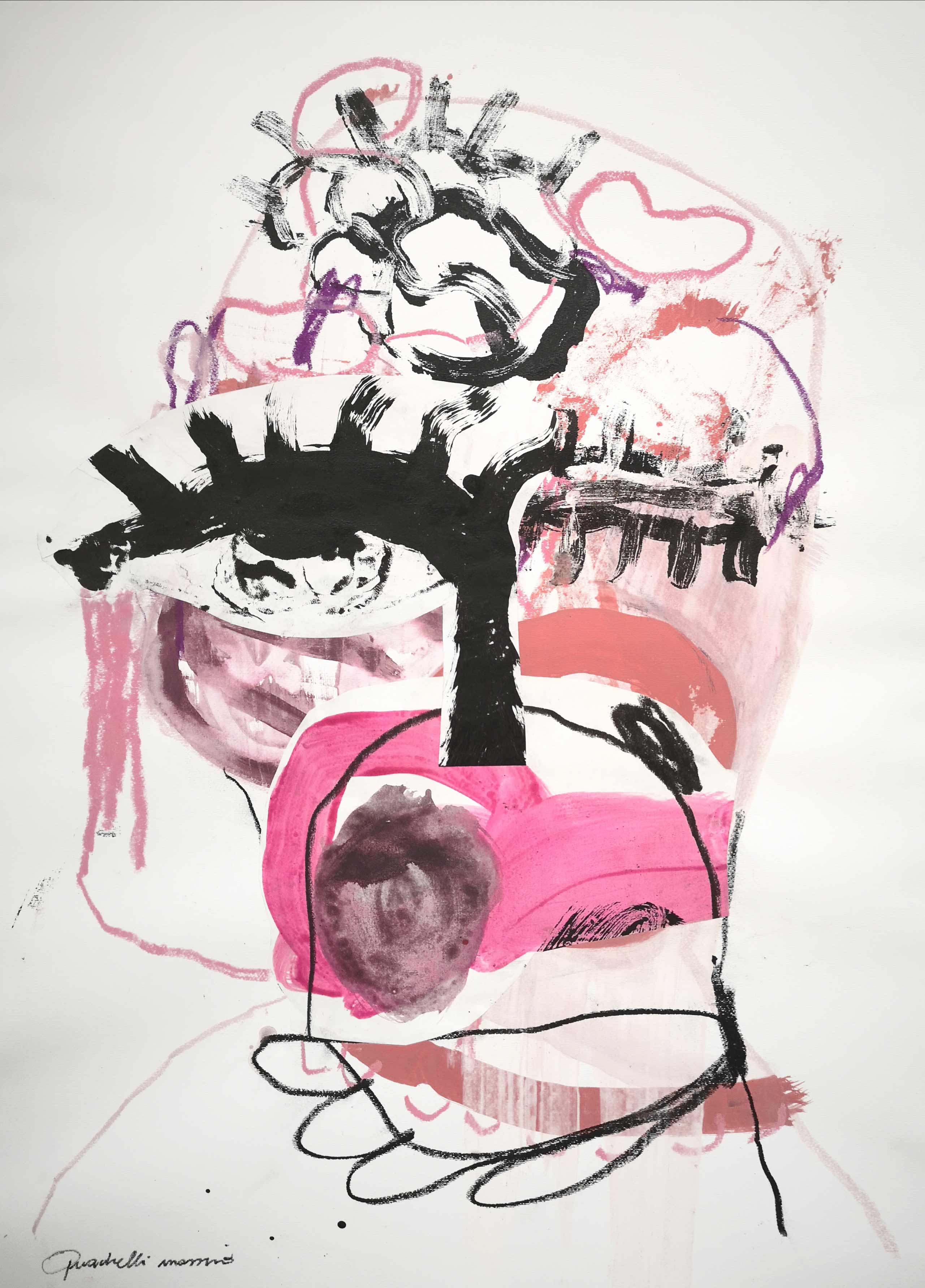 Massimo Quadrelli painting portrait