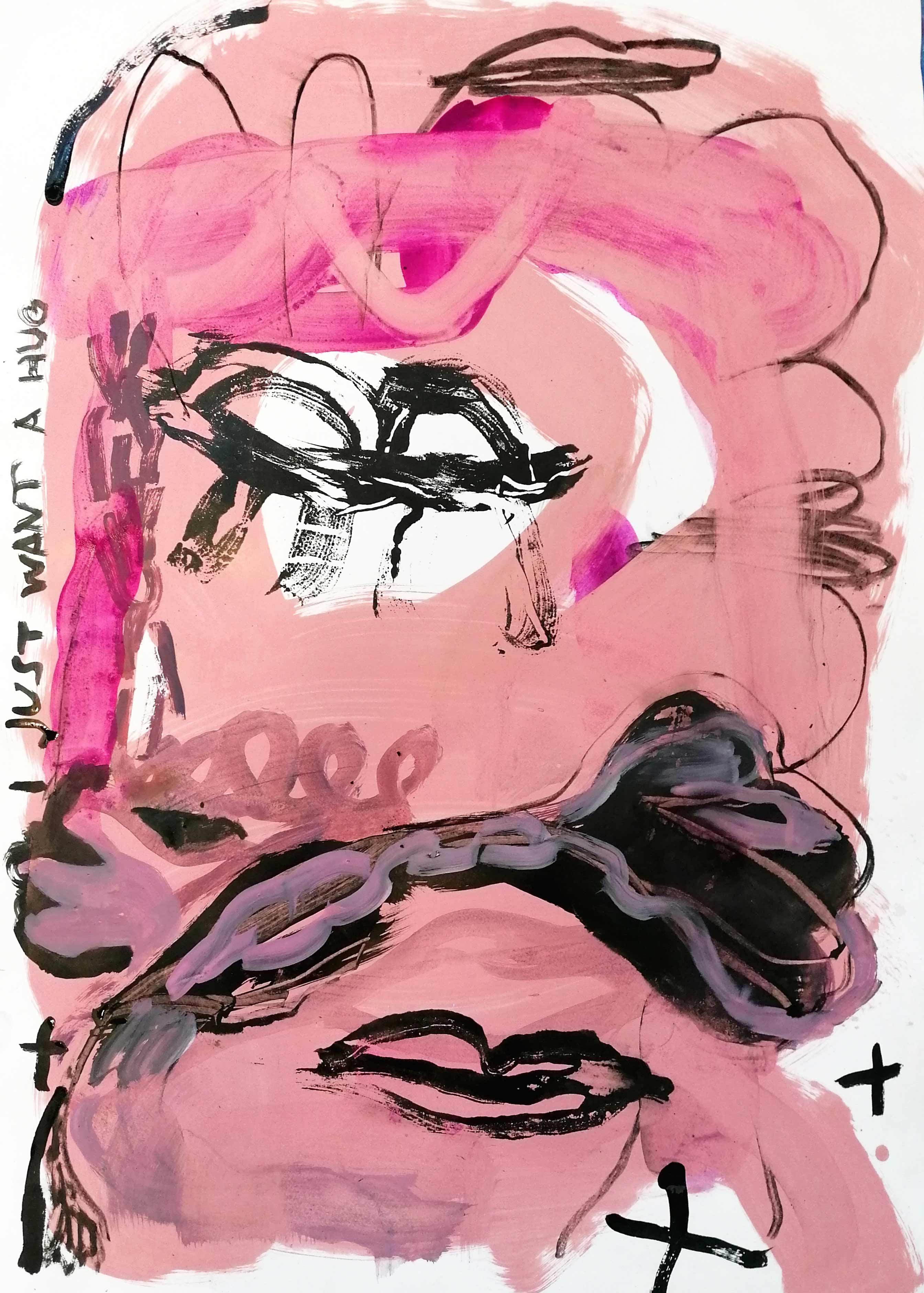 Massimo Quadrelli painting portrait
