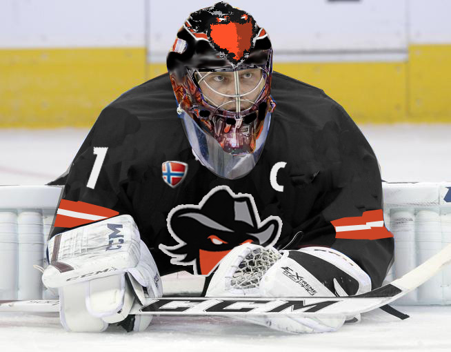 DENVER, CO. - DECEMBER 19: Colorado goaltender Semyon Varlamov stretched out before the game Thursday night. The Colorado Avalanche hosted the Edmonton Oilers in an NHL game at the Pepsi Center Thursday night, December 19, 2013. Photo By Karl Gehring/The Denver Post