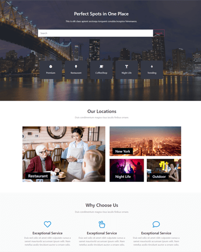 Free Template by Master Addons